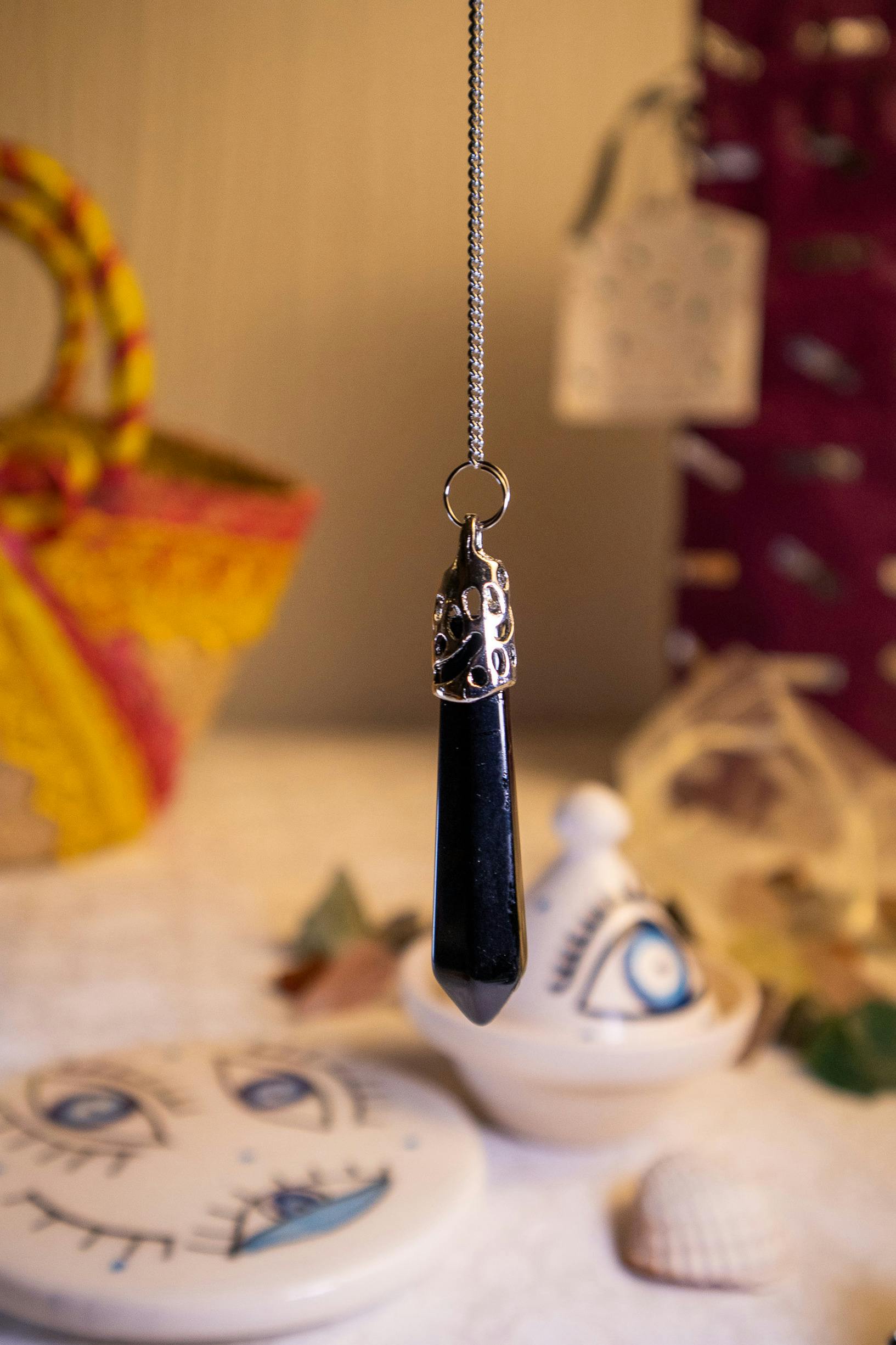 Détails d'une obsidienne naturelle