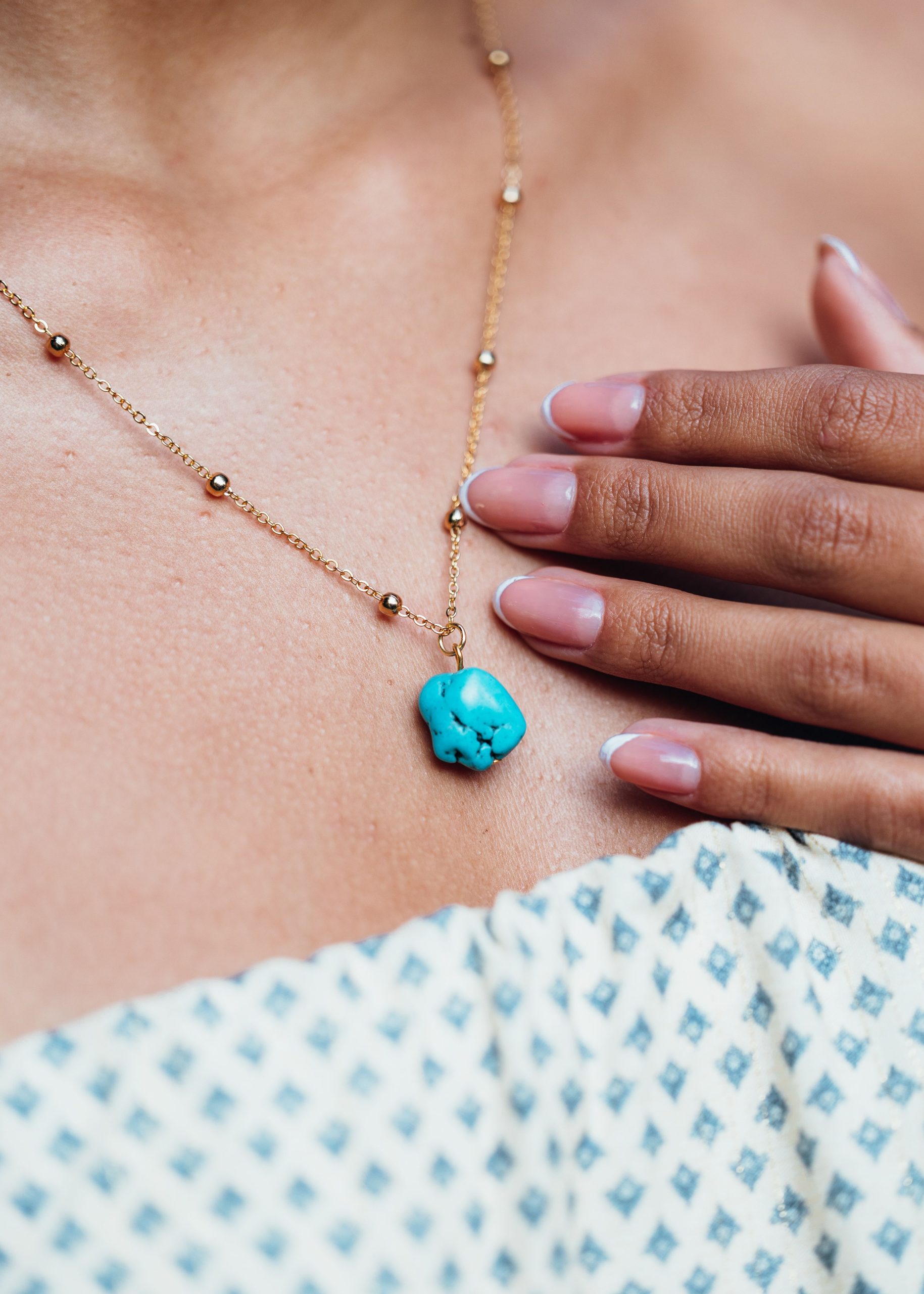 Turquoise pendentif propriétés vertus
